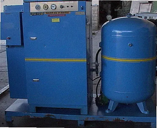 25hp Bauer Rotary Screw Air Compressor+120 gallon tank