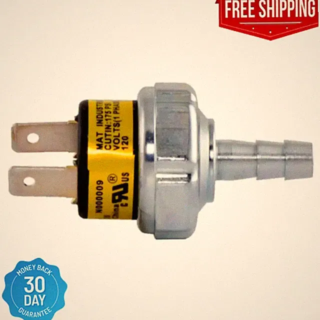 Replacement Pressure Switch 175-225 Psi Operating Range for Husky Compressor